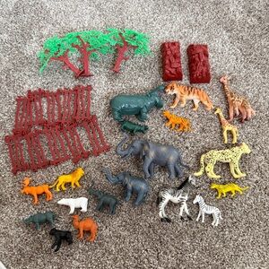 Wild Republic Zoo Animals Figures Set